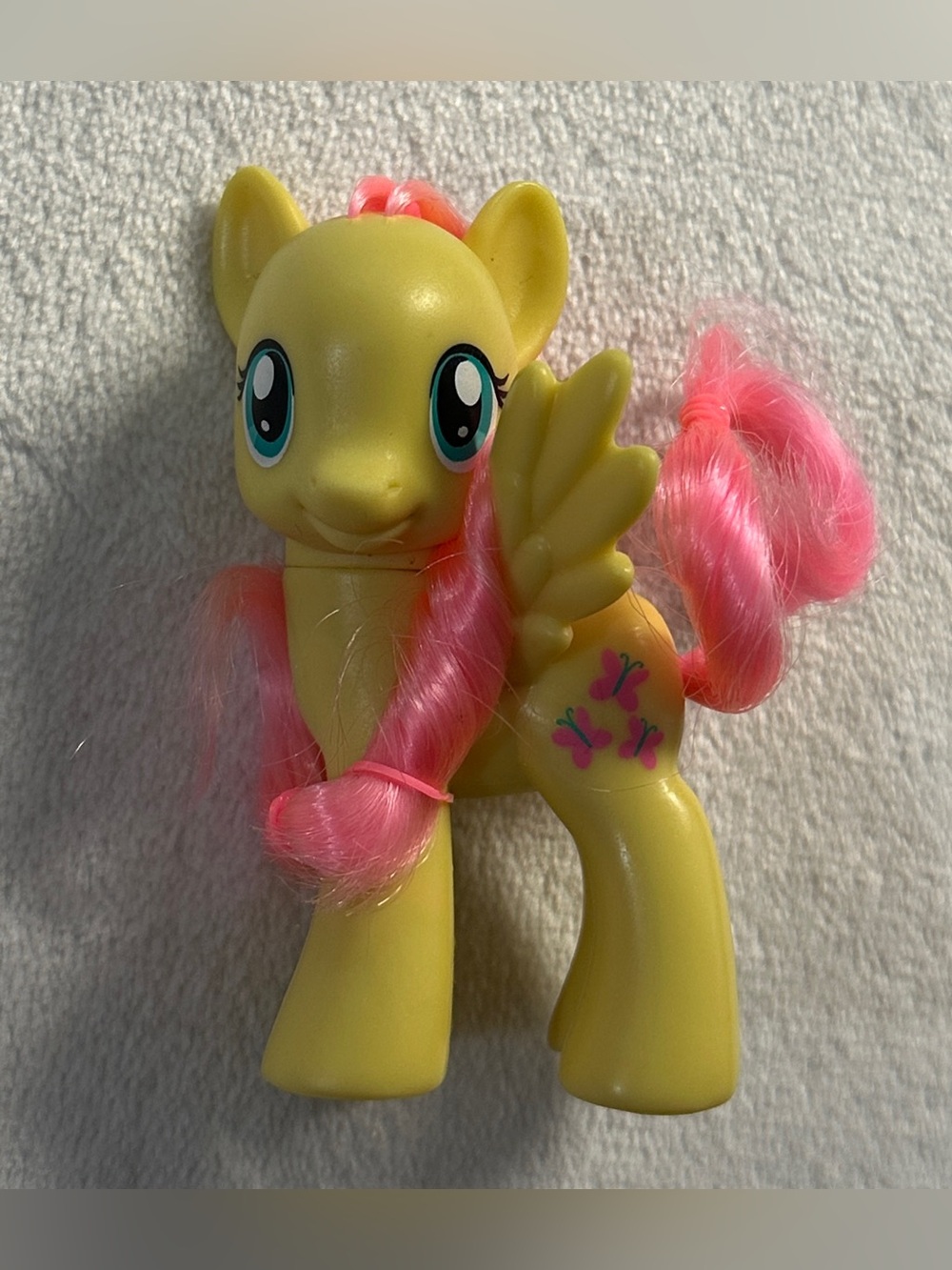 MY LITTLE PONY G4 brushable fluttershy wide eye "friendship is magic" figure